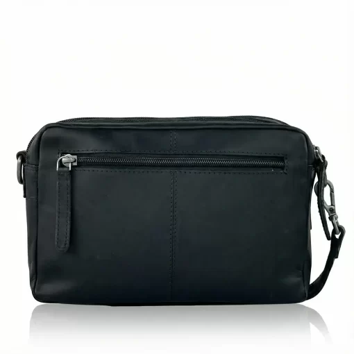 Δερμάτινο τσαντάκι ώμου/χειρός Μαύρο The Chesterfield brand C48.122200