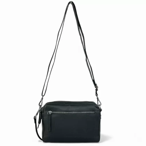 Δερμάτινο τσαντάκι ώμου/χειρός Μαύρο The Chesterfield brand C48.122200