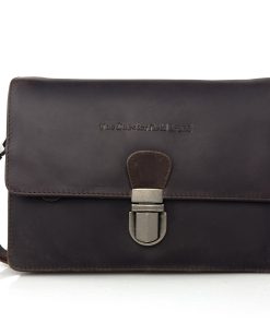 Δερμάτινο τσαντάκι ώμου/χειρός Καφέ The Chesterfield brand C48.127001