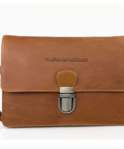 Δερμάτινο τσαντάκι ώμου/χειρός Κονιάκ The Chesterfield brand C48.127031