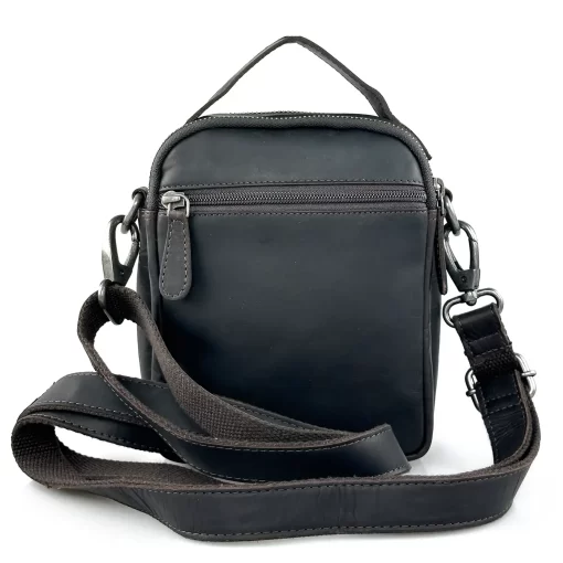 Ανδρική Τσάντα Ώμου Δέρμα Καφέ Chesterfield C48.182601