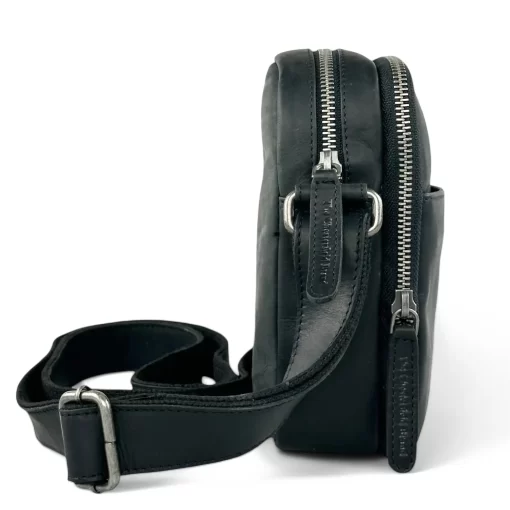 Ανδρική Τσάντα Ώμου Δέρμα Μαύρο Chesterfield C48.182700