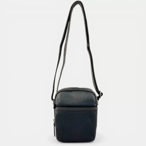 Ανδρική Τσάντα Ώμου Δέρμα Καφέ Chesterfield C48.182701