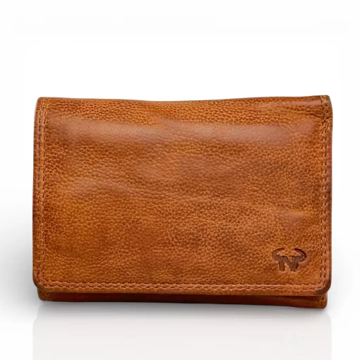 Δερμάτινο Γυναικείο Πορτοφόλι Calfnero C5035 Κονιάκ