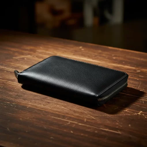 Δερμάτινο Ανδρικό Πορτοφόλι Calfnero C527609 Μαύρο