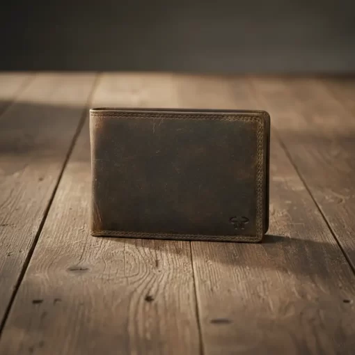 Δερμάτινο Ανδρικό Πορτοφόλι Calfnero C918 Καφέ Ανοιχτό