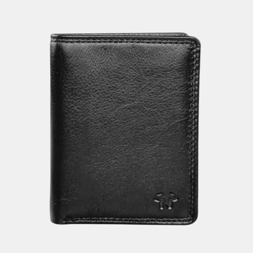Δερμάτινο Ανδρικό Πορτοφόλι Calfnero C980 Μαύρο