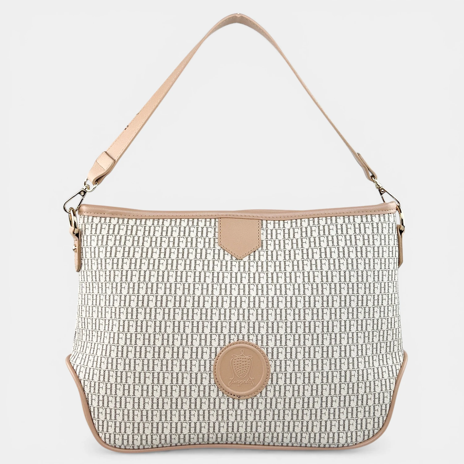 Γυναικεία τσάντα ώμου Fragola CA17 ροζ με λουρί