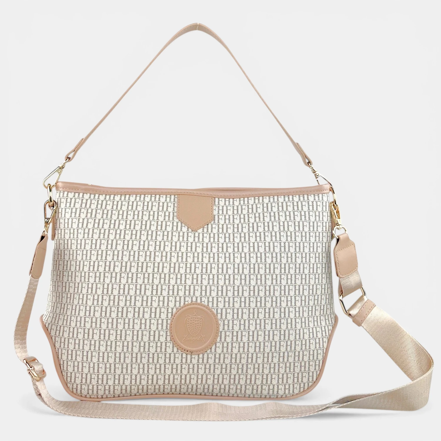 Γυναικεία τσάντα ώμου Fragola CA17 ροζ με λουρί