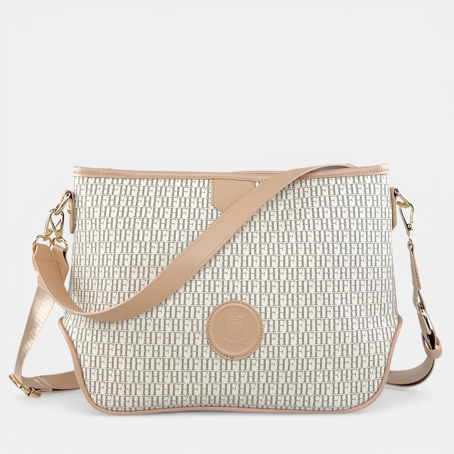 Γυναικεία τσάντα ώμου Fragola CA17 ροζ με λουρί