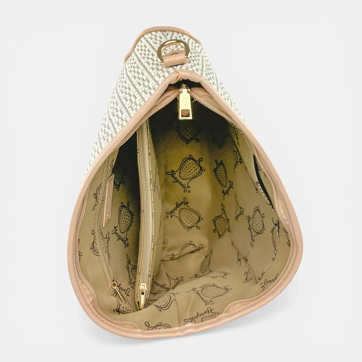 Γυναικεία τσάντα ώμου Fragola CA17 ροζ με λουρί