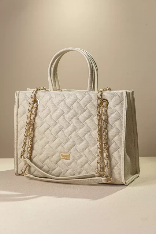 Γυναικεία Τσάντα Χειρός Fragola CA20 Εκρού