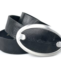 Δερμάτινη Ζώνη Μαύρη Unisex Calvin Klein CW2097-A600-999
