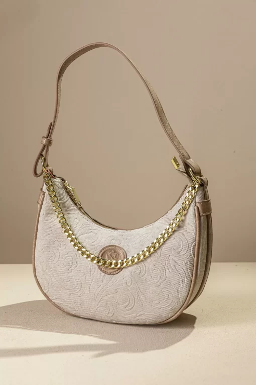 Γυναικεία Τσάντα Ώμου Fragola DA07 Εκρού