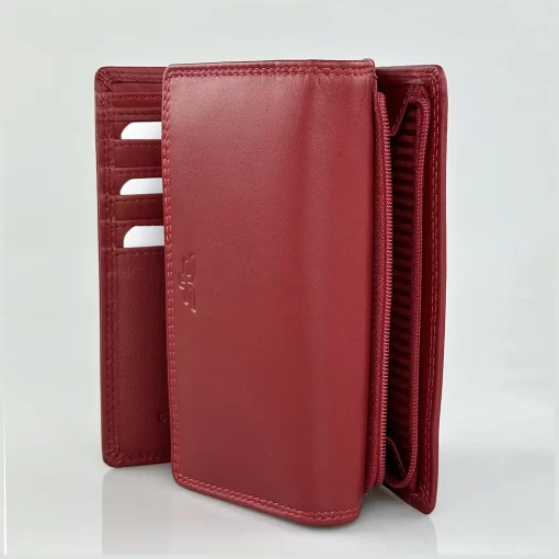 Γυναικείο Δερμάτινο Πορτοφόλι Forest F1412 Κόκκινο