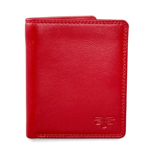 Δερμάτινο Πορτοφόλι Καρτοθήκη Forest F1654 Κόκκινο
