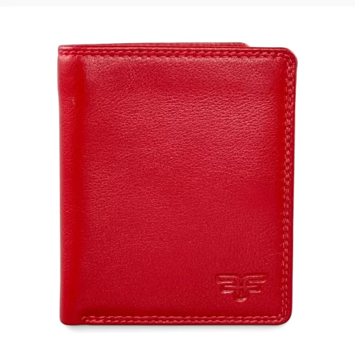 Δερμάτινο Πορτοφόλι Καρτοθήκη Forest F1654 Κόκκινο