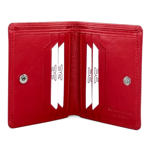 Δερμάτινο Πορτοφόλι Καρτοθήκη Forest F1654 Κόκκινο