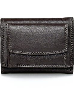 Forest Δερμάτινο Unisex  Πορτοφόλι Μικρού Μεγέθους F2004 Καφέ