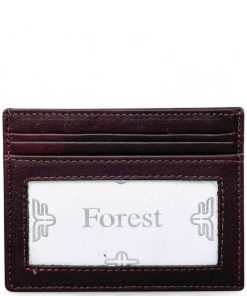 Forest Δερμάτινη Καρτοθήκη σε Χρώμα Καφέ F7044