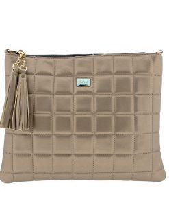 Τσάντα φάκελος χιαστί Fragola FE114-BRONZE