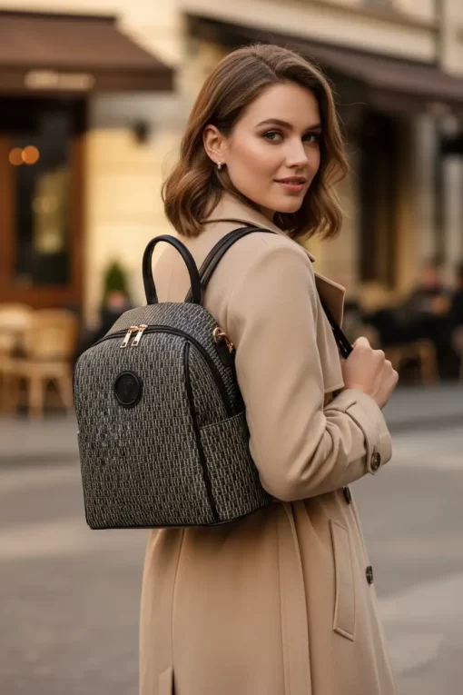 Fragola Γυναικείο Σακίδιο Πλάτης FE236-fh-black