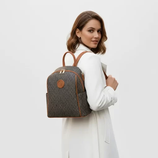 Fragola Γυναικείο Σακίδιο Πλάτης FE236-fh-brown