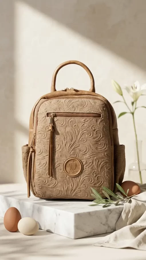 Γυναικεία Τσάντα Πλάτης Fragola FE245 Καφέ Σκούρο