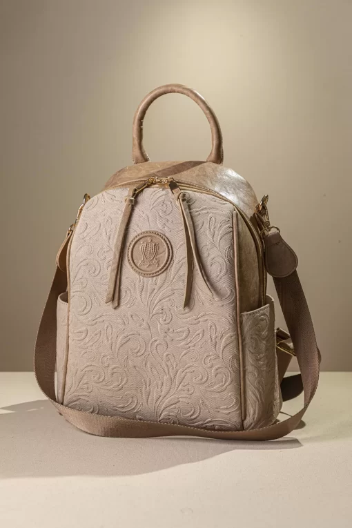 Γυναικεία Τσάντα Πλάτης Fragola FE246 Μπεζ