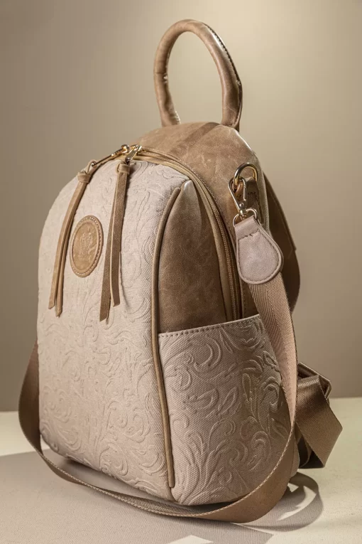 Γυναικεία Τσάντα Πλάτης Fragola FE246 Μπεζ