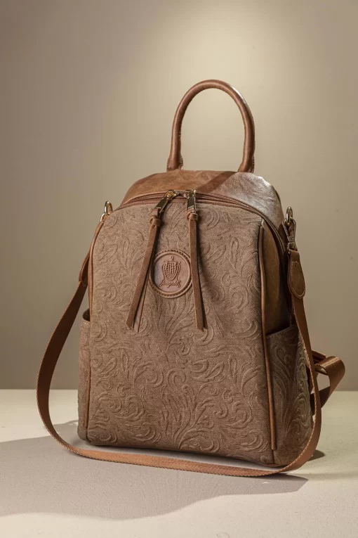 Γυναικεία Τσάντα Πλάτης Fragola FE246 Καφέ