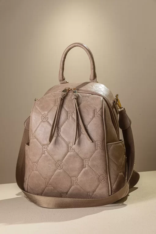 Γυναικεία Τσάντα Πλάτης Fragola FE248 Μπεζ