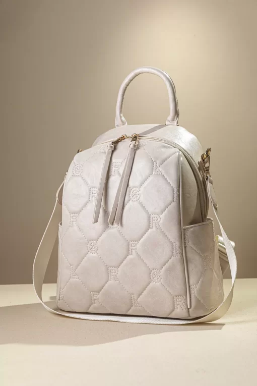 Γυναικεία Τσάντα Πλάτης Fragola FE248 Εκρού