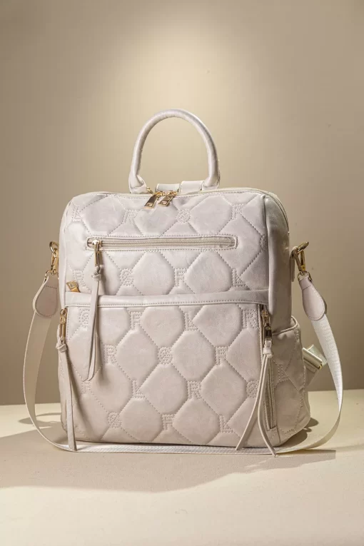 Γυναικεία Τσάντα Πλάτης Fragola FE249 Εκρού