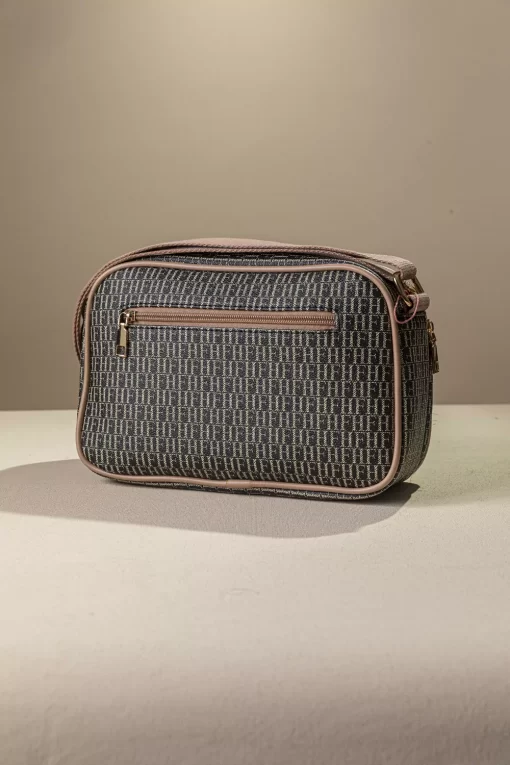 Γυναικεία Τσάντα Ώμου Χιαστί Fragola FH713 Μαύρο/Ροζ