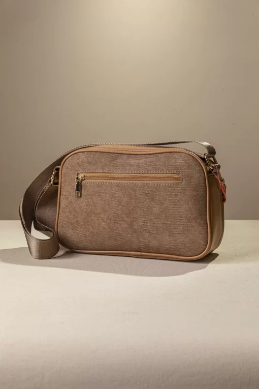 Γυναικεία Τσάντα Ώμου Χιαστί Fragola FH723 Καφέ