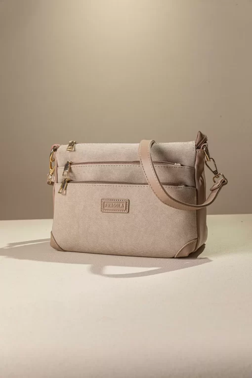 Γυναικεία Τσάντα Ώμου Χιαστί Fragola FH724 Μπεζ