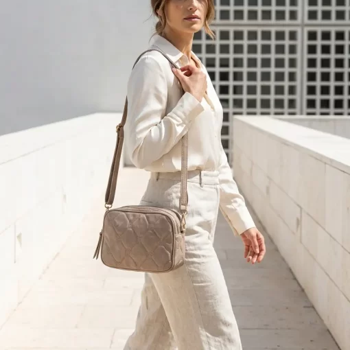 Γυναικεία Τσάντα Ώμου Χιαστί Fragola FH734 Μπεζ