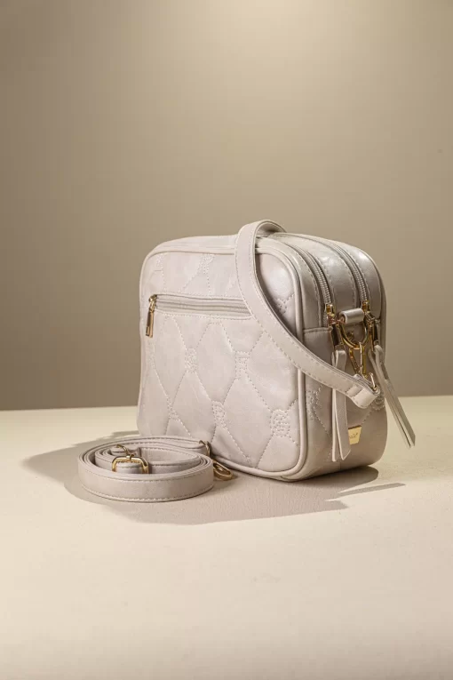 Γυναικεία Τσάντα Ώμου Χιαστί Fragola FH734 Εκρού