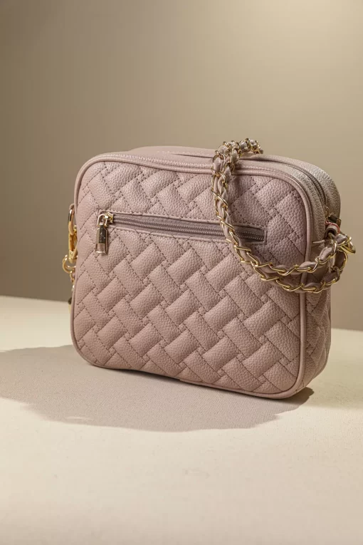 Γυναικεία Τσάντα με Αλυσίδα Ώμου Χιαστί Fragola FH736 Ροζ