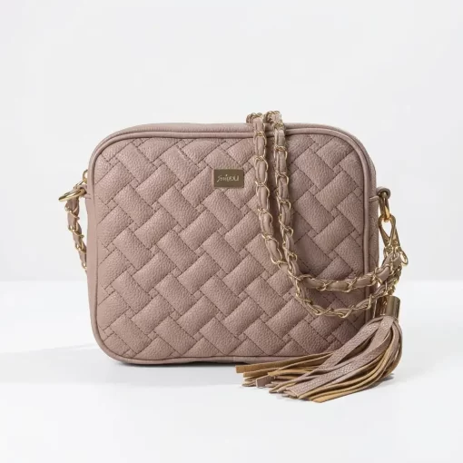 Γυναικεία Τσάντα με Αλυσίδα Ώμου Χιαστί Fragola FH736 Ροζ