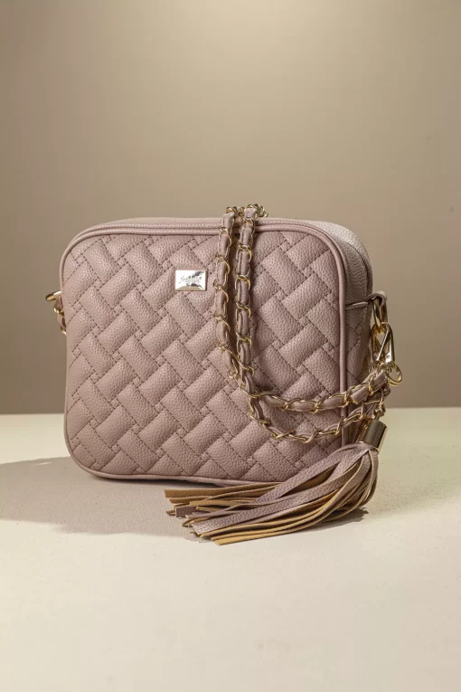 Γυναικεία Τσάντα με Αλυσίδα Ώμου Χιαστί Fragola FH736 Ροζ