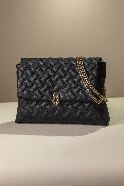 Γυναικεία Τσάντα Ώμου με Αλυσίδα Fragola FH737 Μαύρο