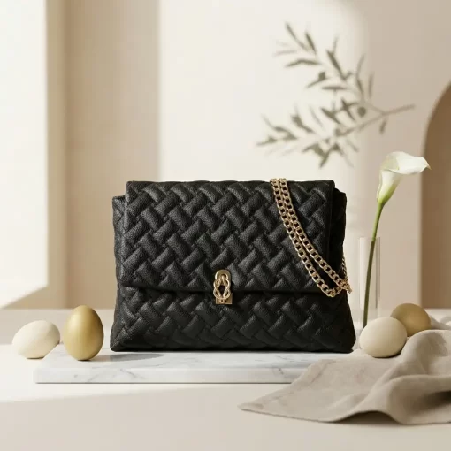 Γυναικεία Τσάντα Ώμου με Αλυσίδα Fragola FH737 Μαύρο