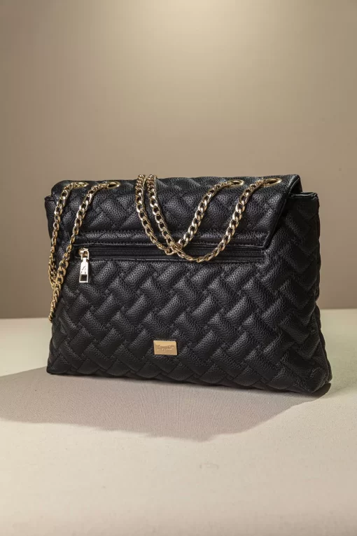 Γυναικεία Τσάντα Ώμου με Αλυσίδα Fragola FH737 Μαύρο