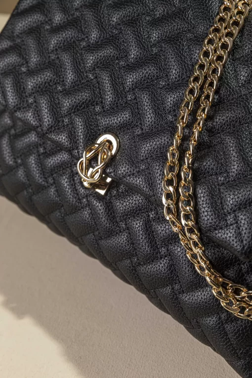 Γυναικεία Τσάντα Ώμου με Αλυσίδα Fragola FH737 Μαύρο