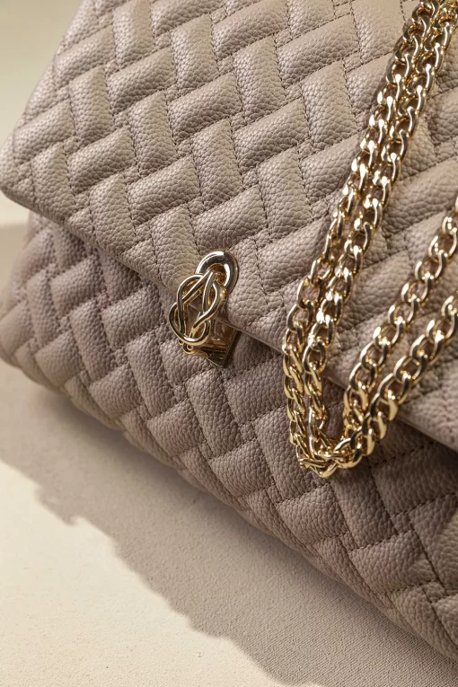 Γυναικεία Τσάντα Ώμου με Αλυσίδα Fragola FH737 Μπεζ