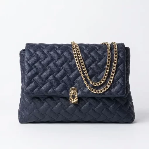 Γυναικεία Τσάντα Ώμου με Αλυσίδα Fragola FH737 Μπλε