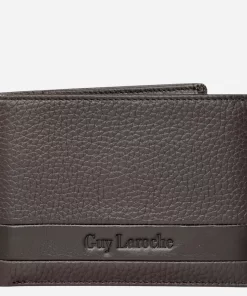 Ανδρικό Δερμάτινο Πορτοφόλι Guy Laroche Καφέ 37100