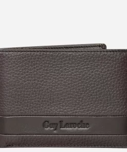 Ανδρικό Δερμάτινο Πορτοφόλι Guy Laroche Καφέ 37101